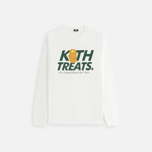 Kith Treats Waffle Vintage Long Sleeve Tee - White