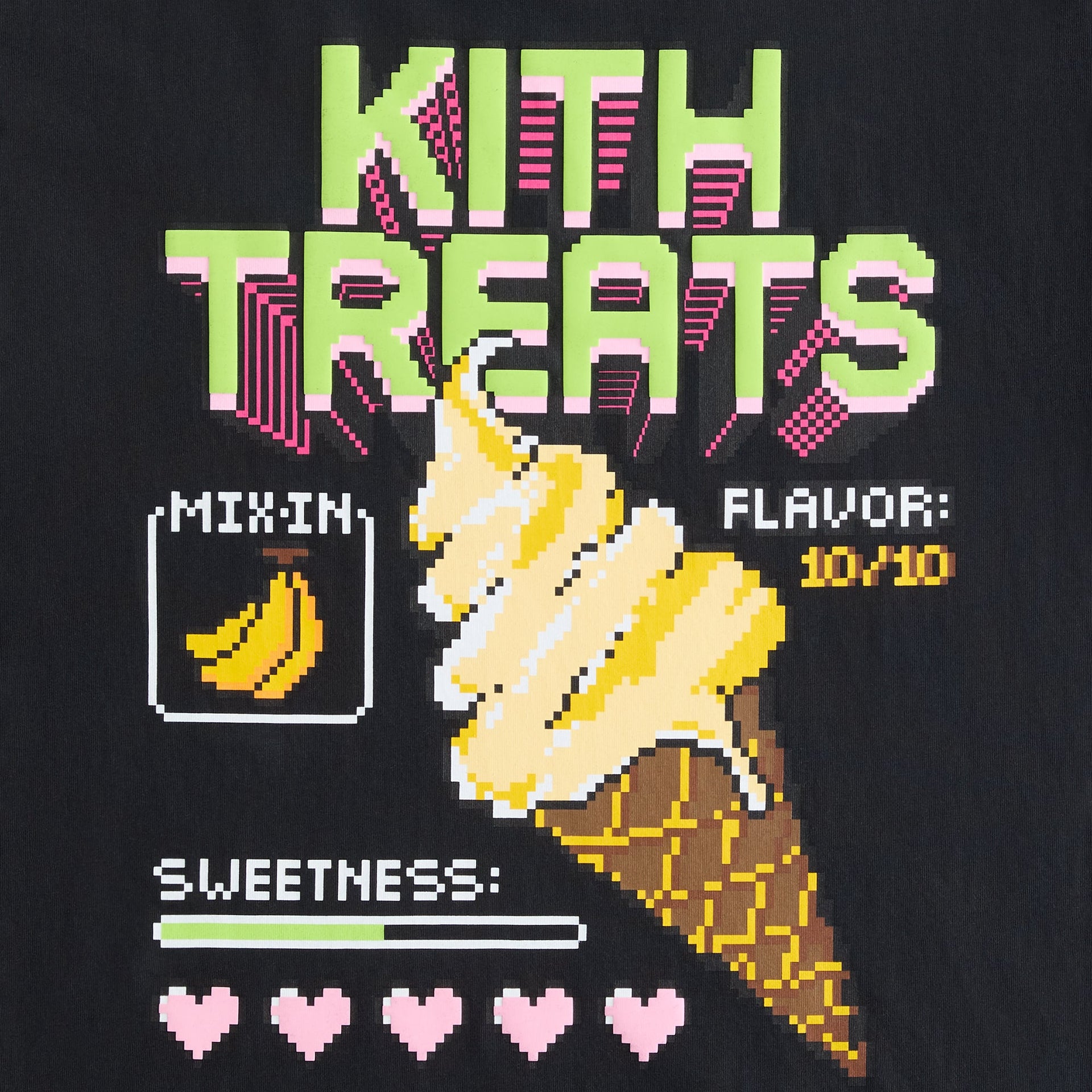 Kith Treats Banana Arcade Tee - Black