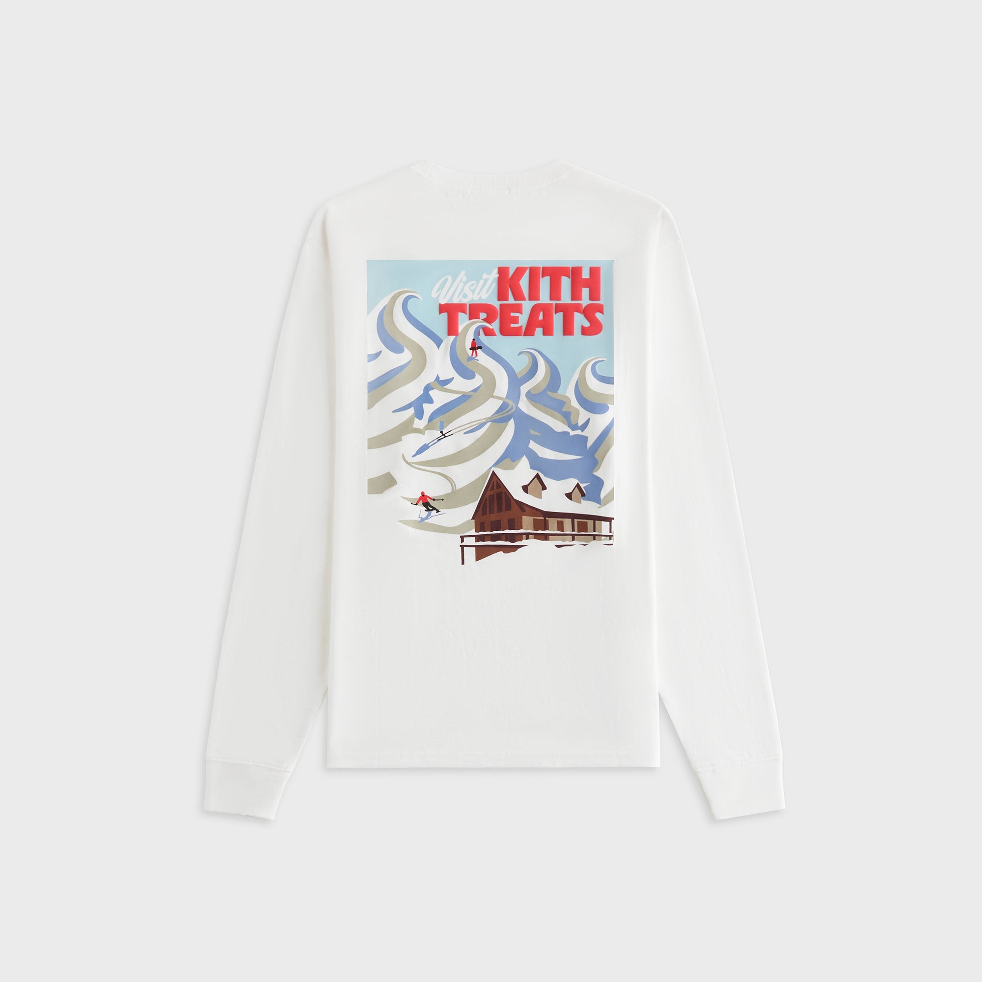 Kith Treats Summit Lodge Long Sleeve Tee - White – Kith Canada