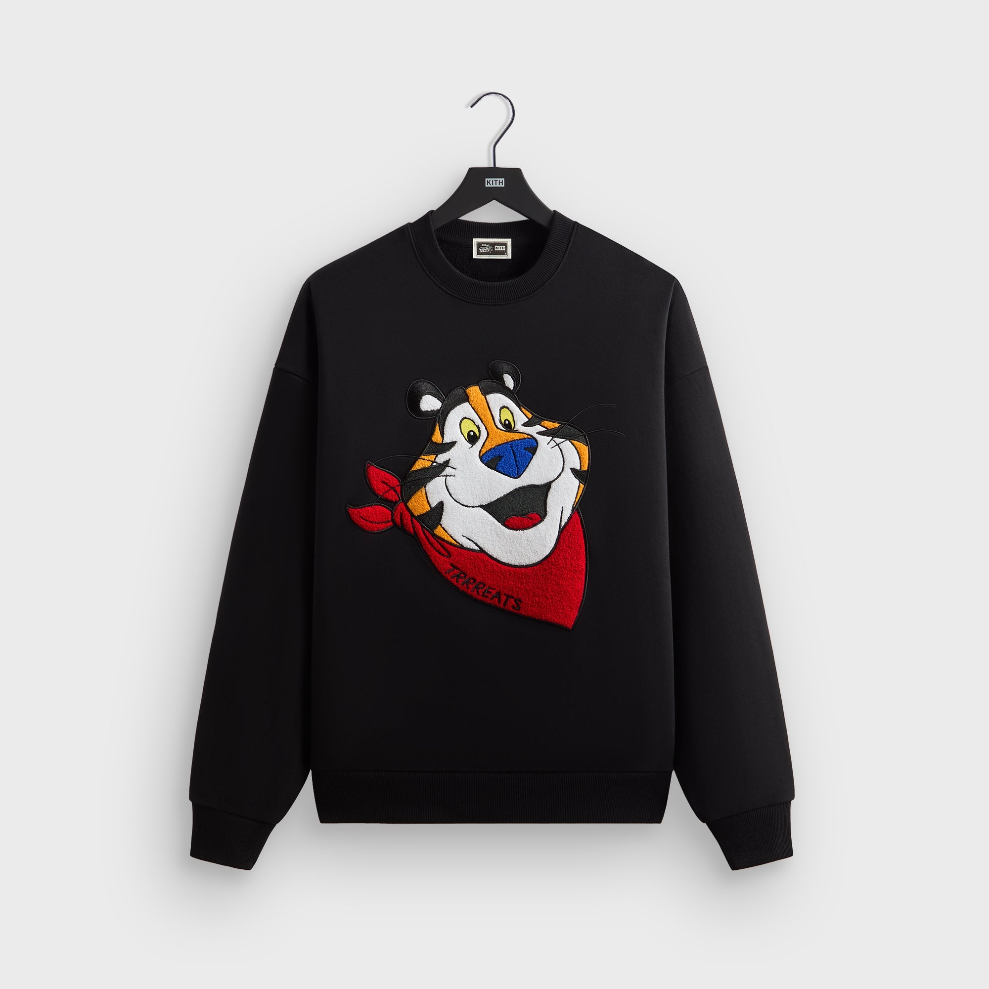 トップス kith treats eggnog box logo crewneck L Kith Treats Strawberry Nelson Crewneck Black Men's - SS25 - US