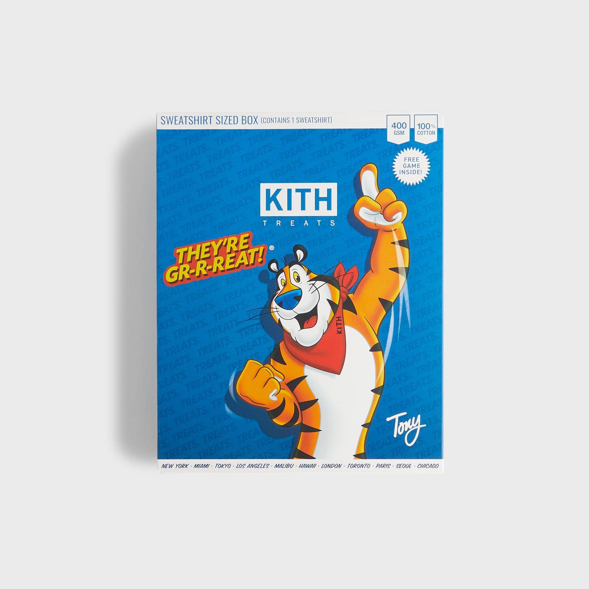 Kith Treats for Kellogg’s Frosted Flakes® Cereal & Tony the Tiger® Nelson Crewneck - Current