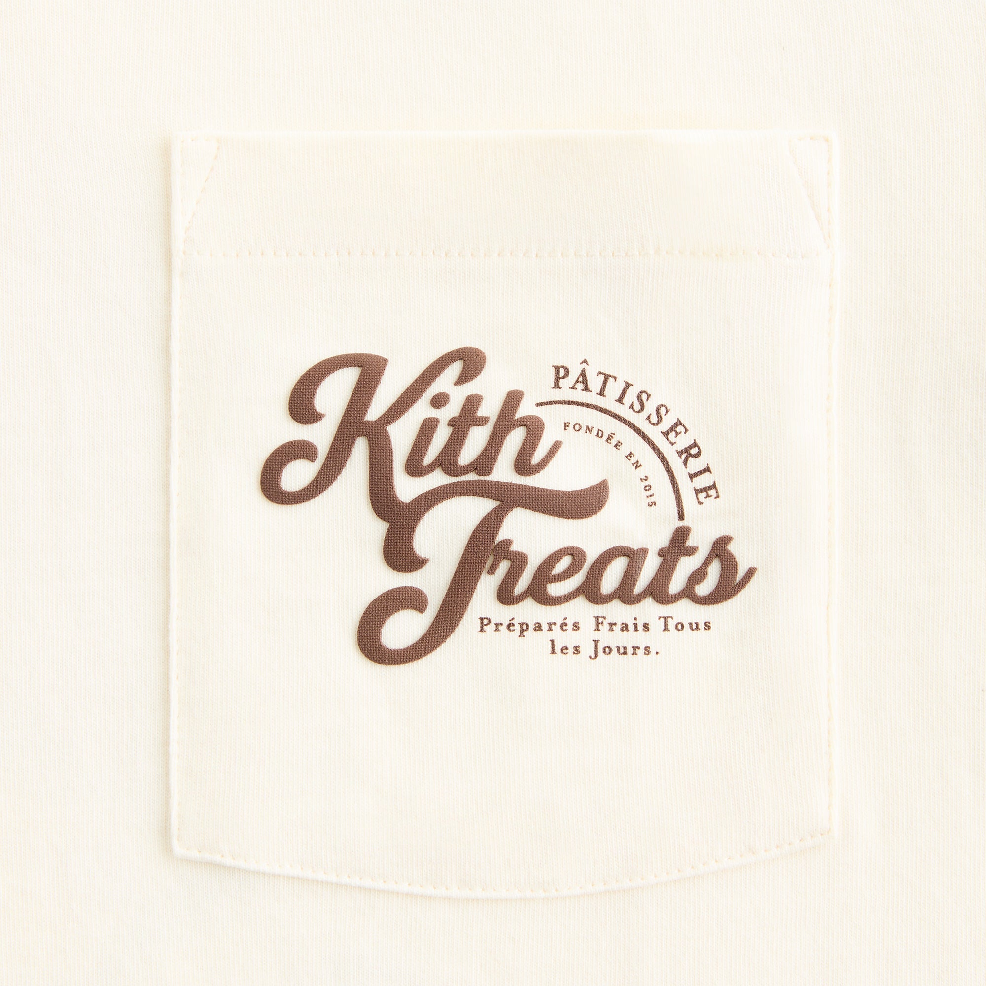 Kith Treats Croissant Long Sleeve Pocket Tee - Sandrift – Kith Canada