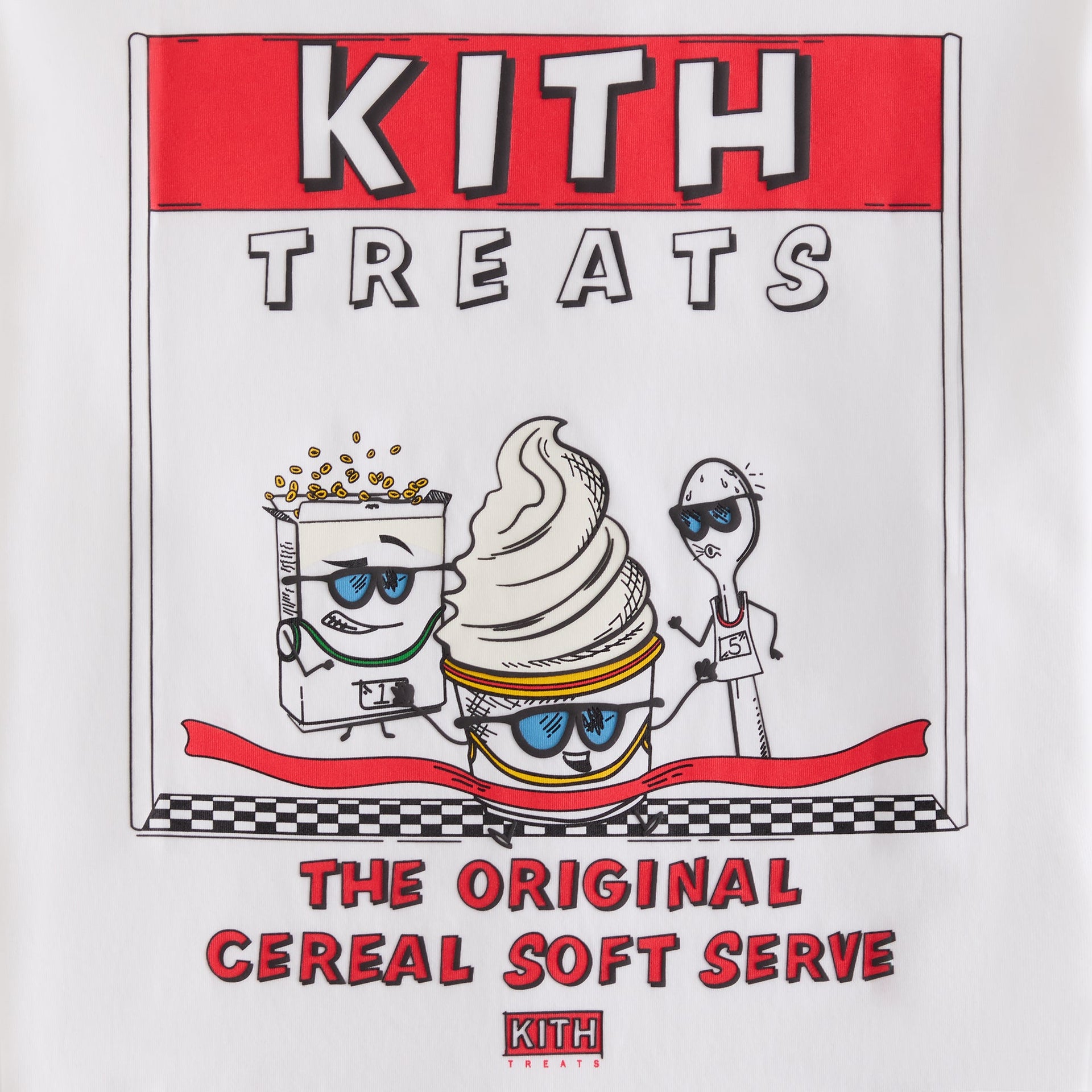 Kith Treats Finish Line Pocket Tee - White