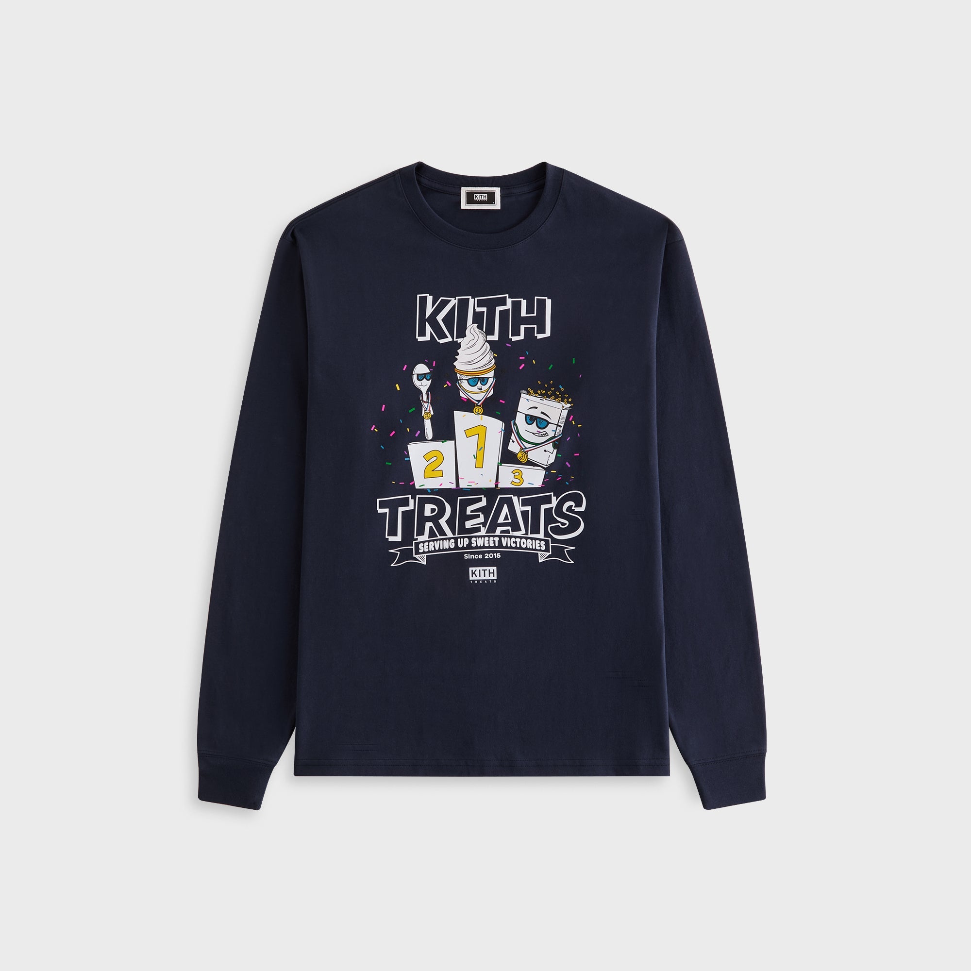 Kith Treats Podium Long Sleeve Tee - Nocturnal – Kith Canada