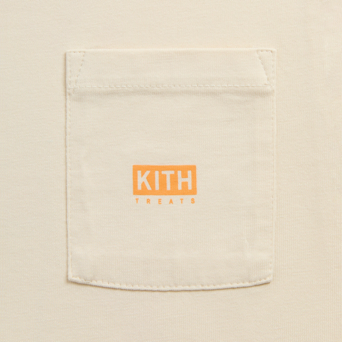 Kith Kids Treats Pumpkin Harvest Pocket Tee - Sandrift