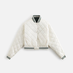 Kith Women Landry II Cropped Satin Bomber - Stadium