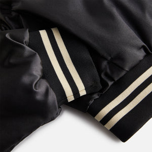 Kith Women Landry Cropped Varsity Bomber - Black PH