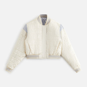 Kith Women Landry Cropped Varsity Bomber - Kyanite PH