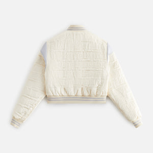 Kith Women Landry Cropped Varsity Bomber - Kyanite PH