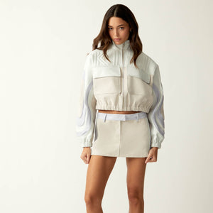 Kith Women Mei Leather Track Bomber - Sandrift PH