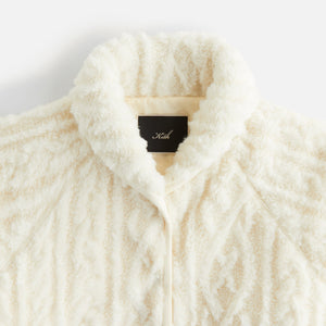 Kith Women Grayson Cable Sherpa Jacket - Sandrift