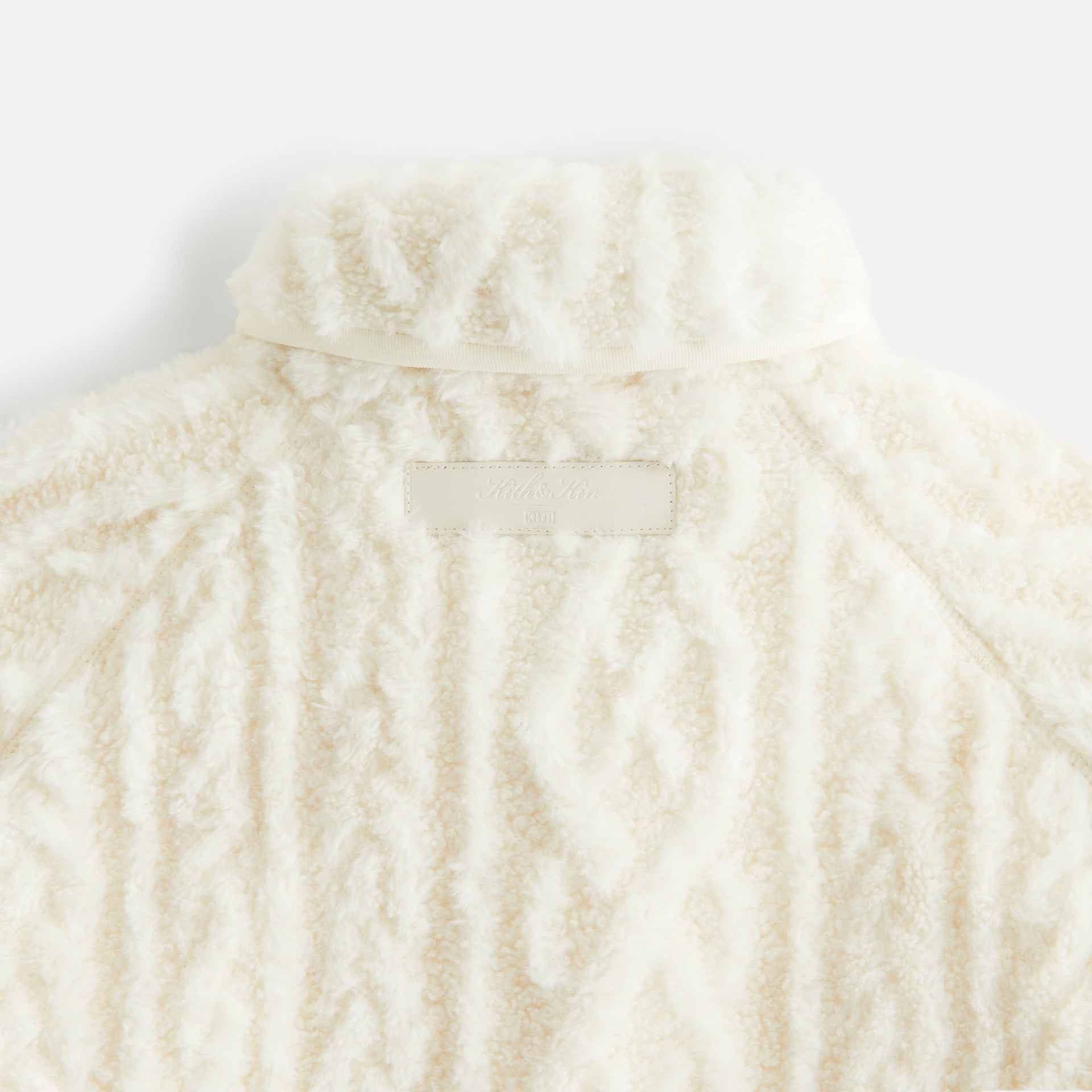 Kith Women Grayson Cable Sherpa Jacket - Sandrift