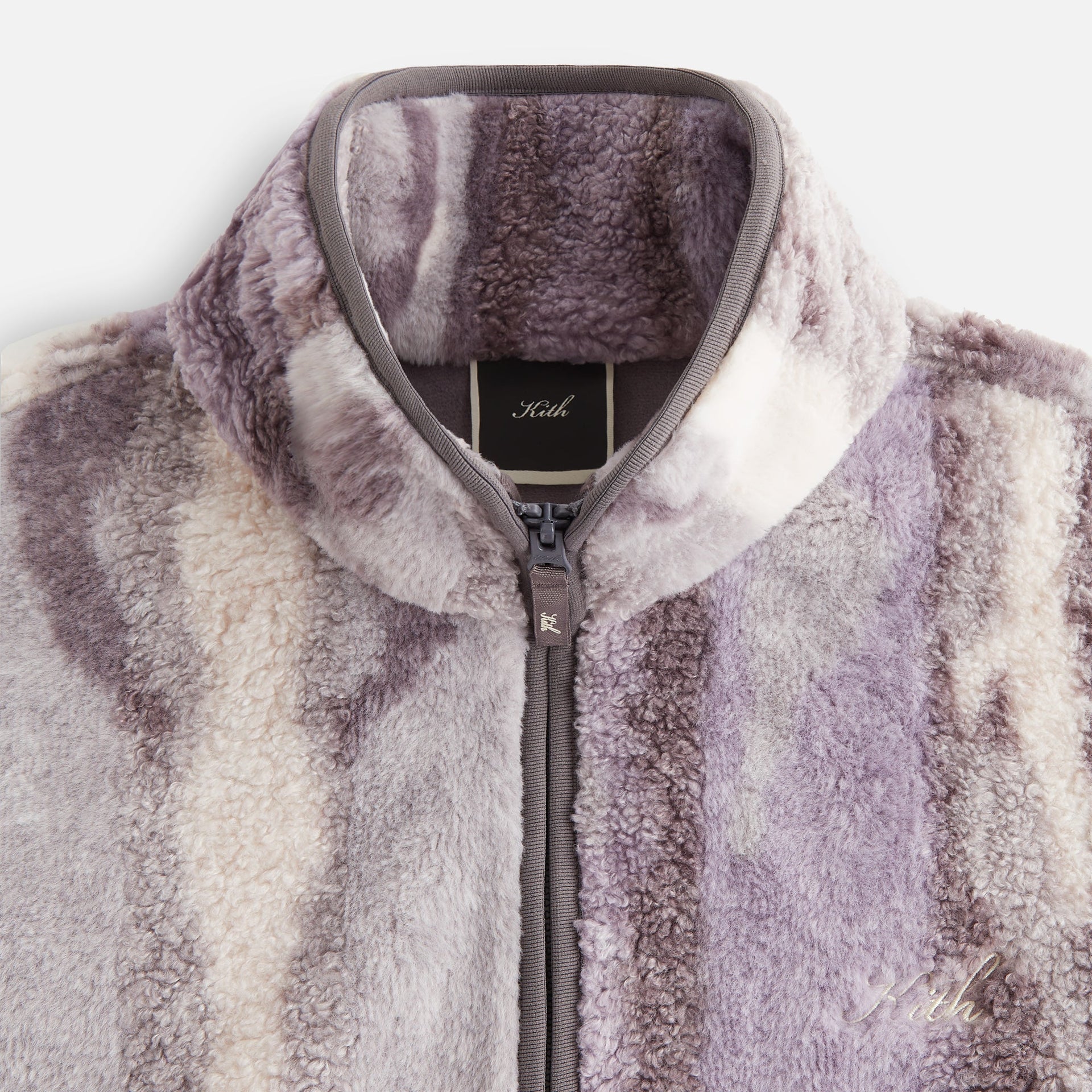 Kith Women Waverly II Jacquard Fur Jacket - Thunder