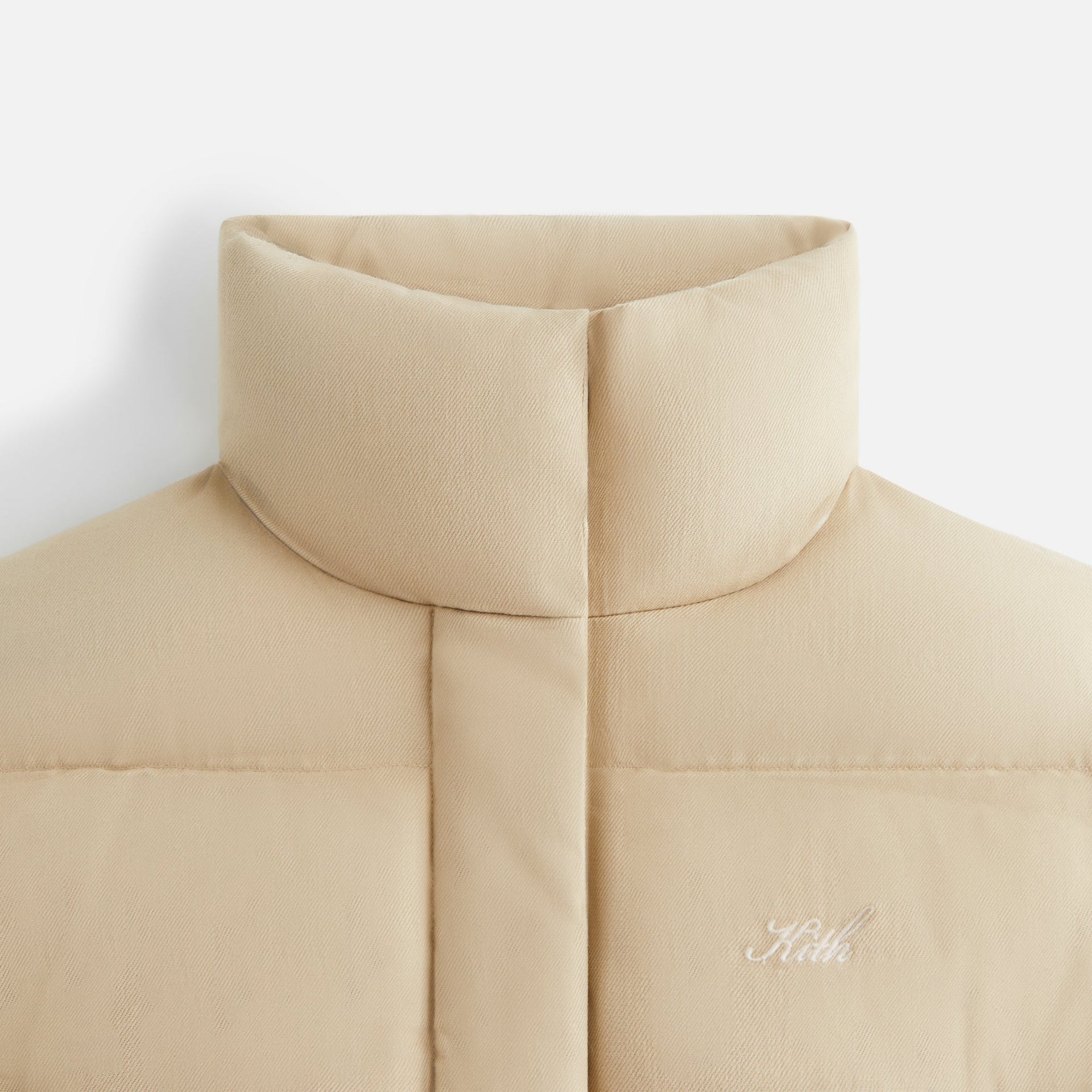 Kith Women Shae Cropped Denim Puffer - Birch PH