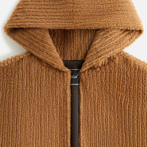 Kith Women Harlyn Hooded Fur Jacket - Millet