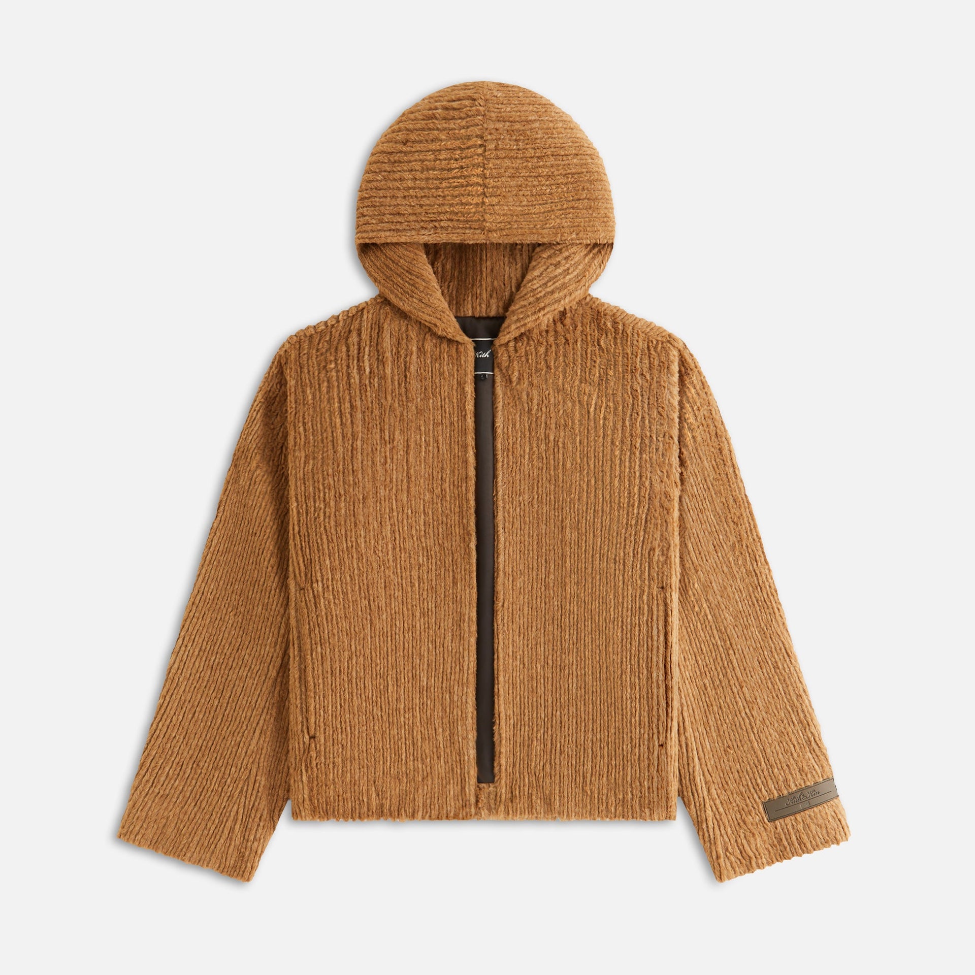 Kith Women Harlyn Hooded Fur Jacket - Millet