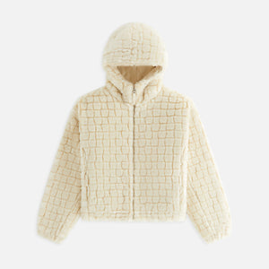 Kith Women Toshi Checked Teddy Bomber - Veil