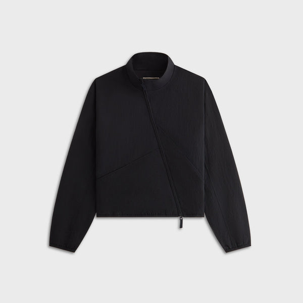 Kith Women Akari Nylon Asymmetrical Jacket - Black – Kith Canada