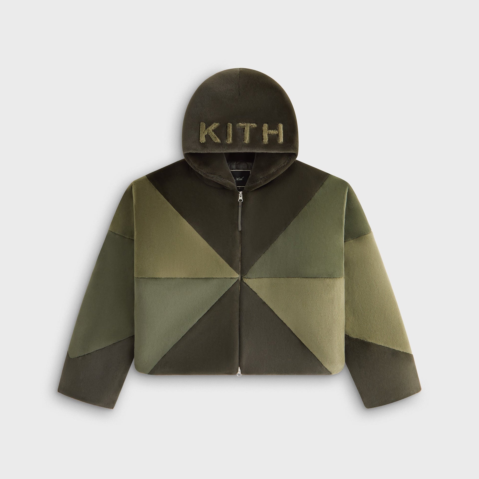 Kith Women Toshi III Faux Fur Pinwheel Bomber Jacket - Monarch