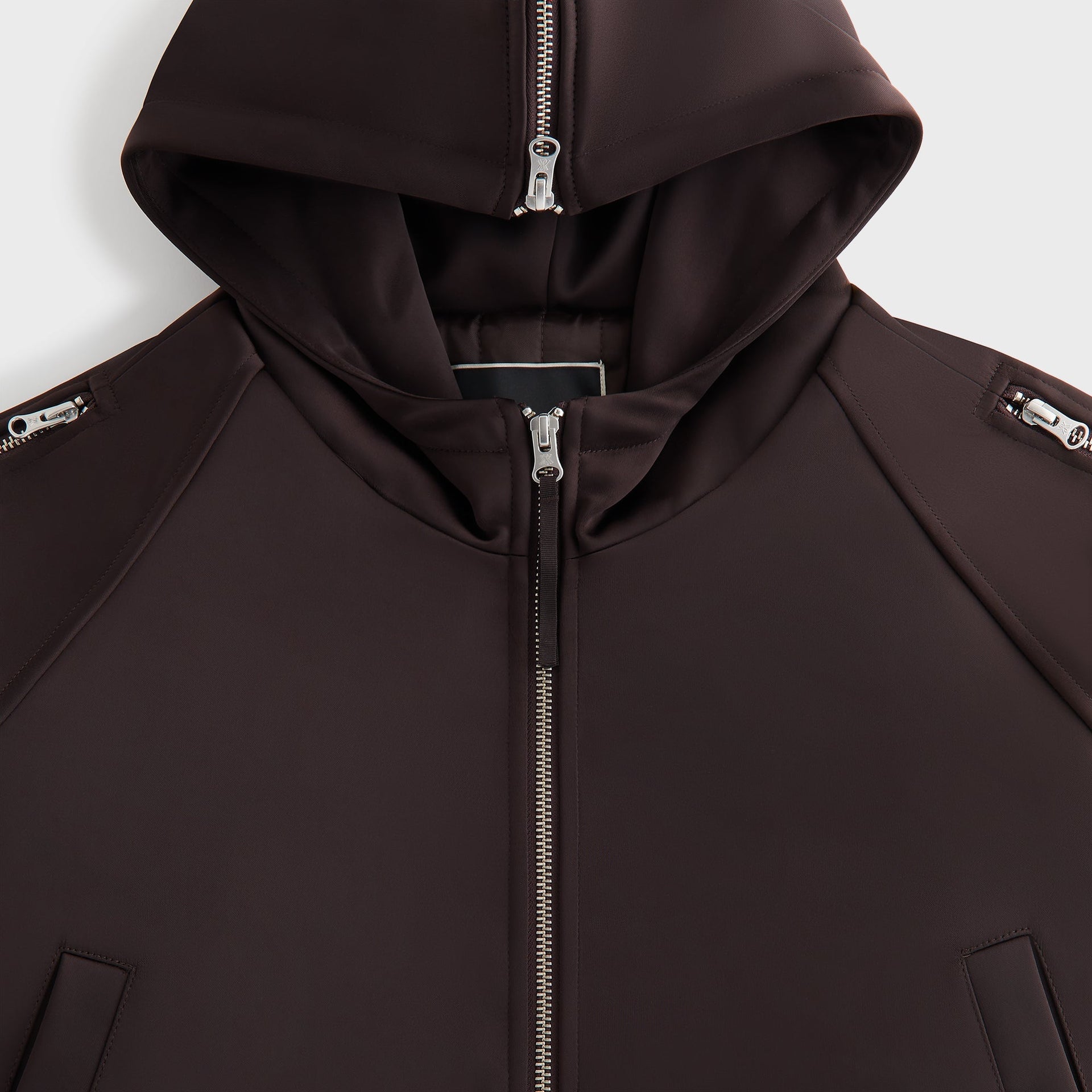 Kith Women Simra Satin Zip Sleeve Bomber - Incognito - PH