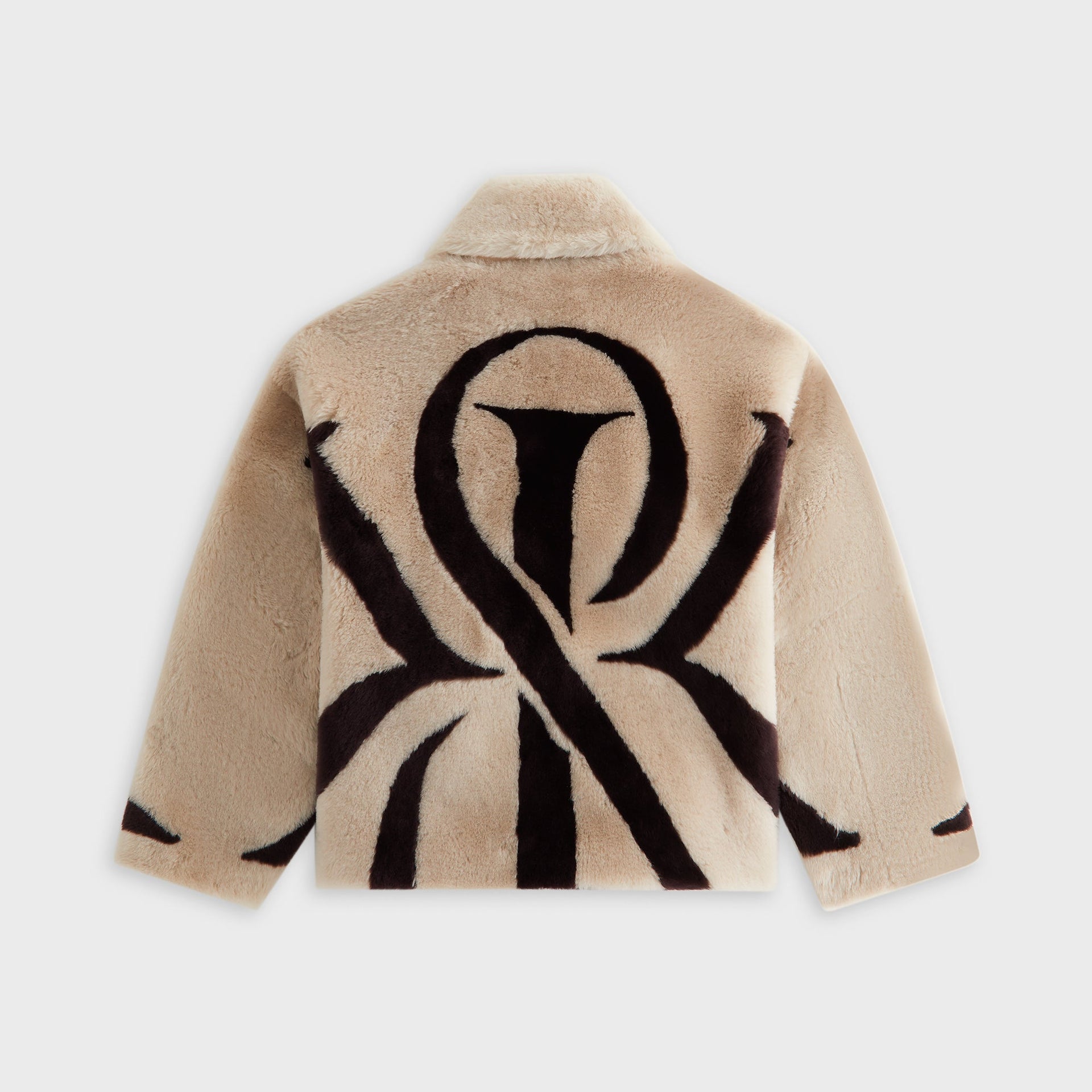 Kith Women Waylon II Shearling Crest Jacket - Waffle