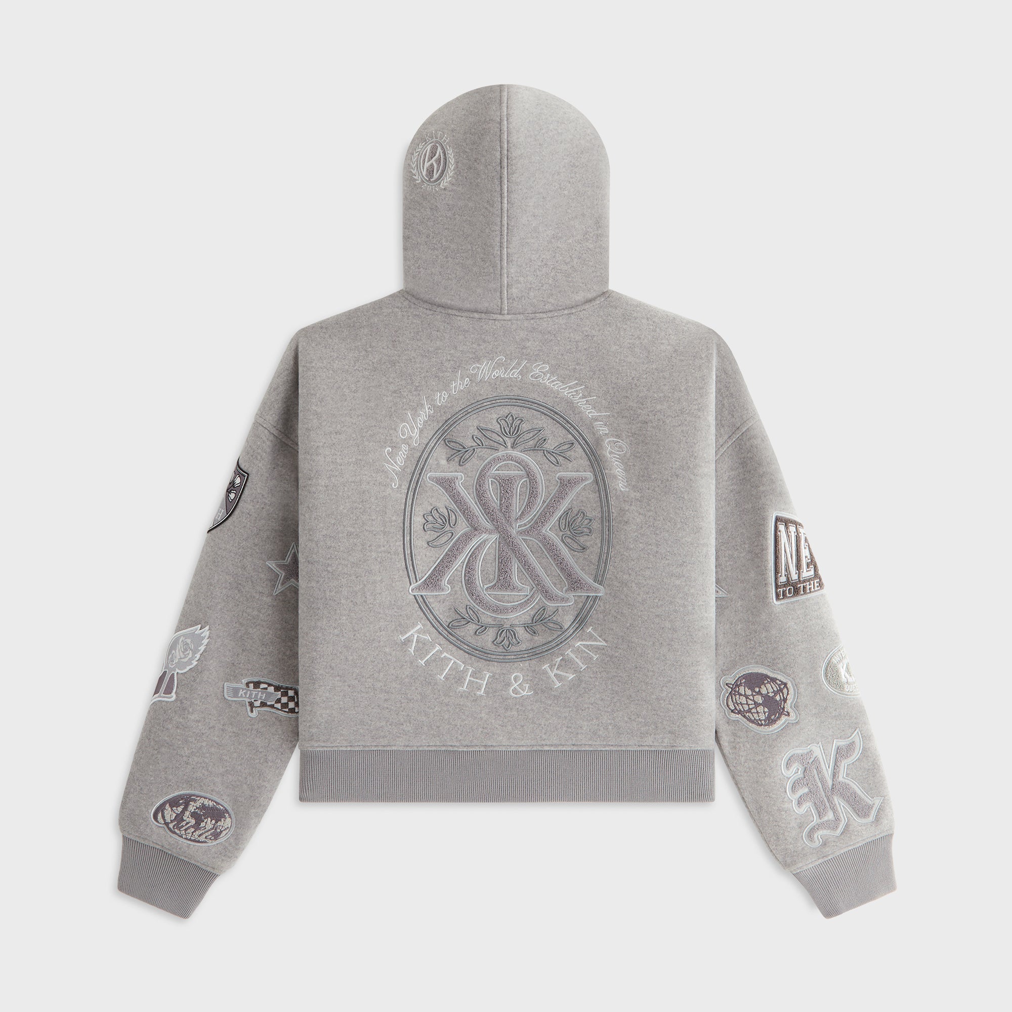 Kith Women Miyo Melton Hooded Jacket - Hallow – Kith Canada