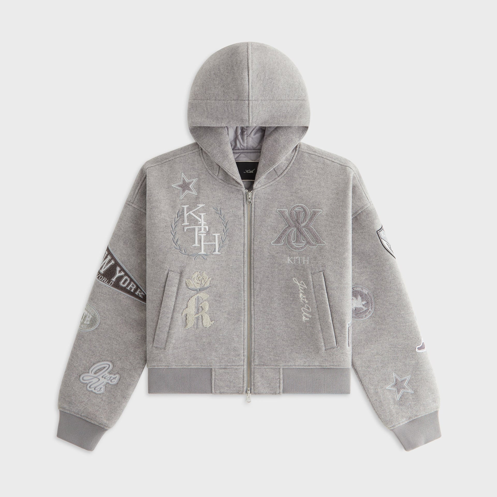 Kith Women Miyo Melton Hooded Jacket - Hallow - PH
