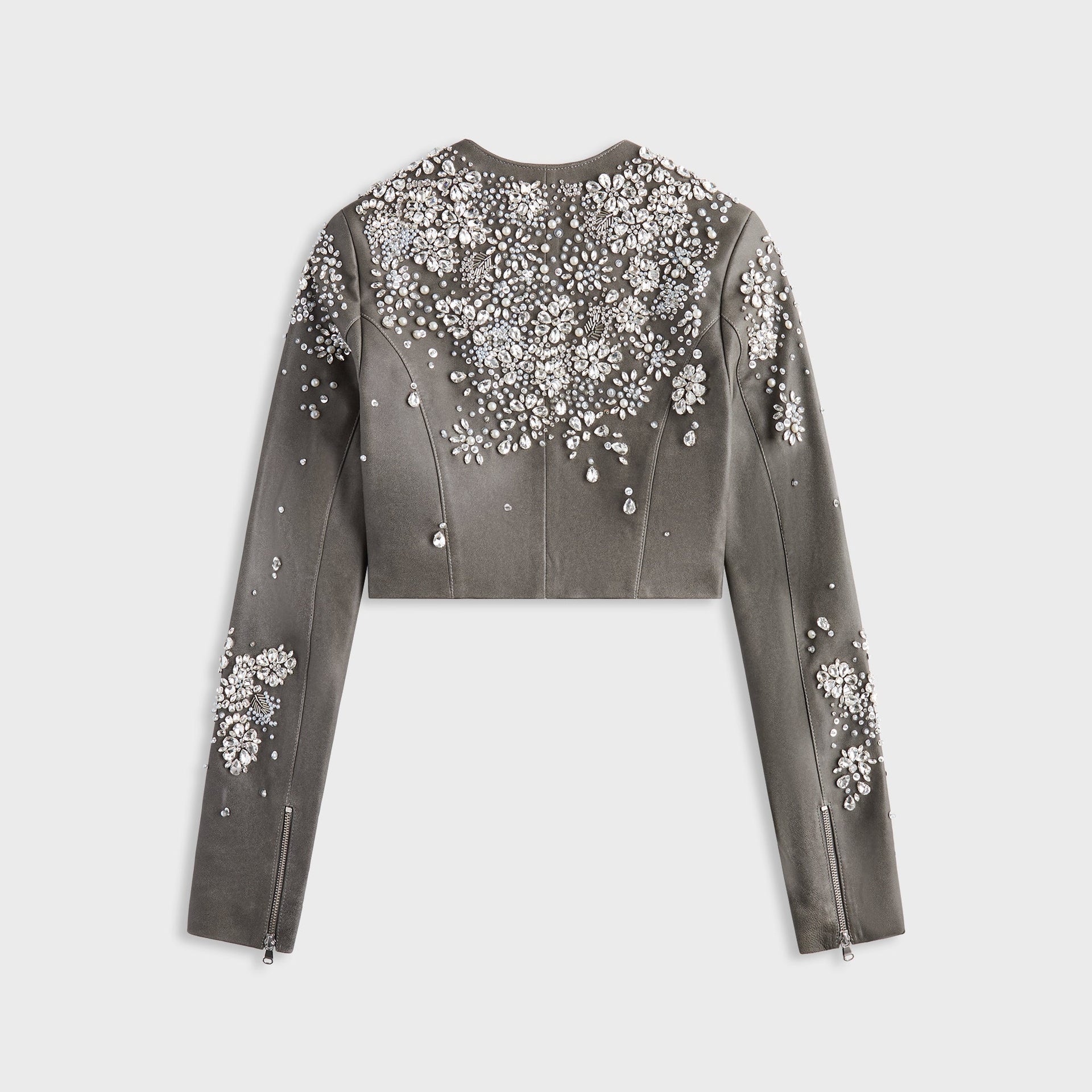 Lisa for Kith Women Brei Embellished Bolero Jacket - Tin