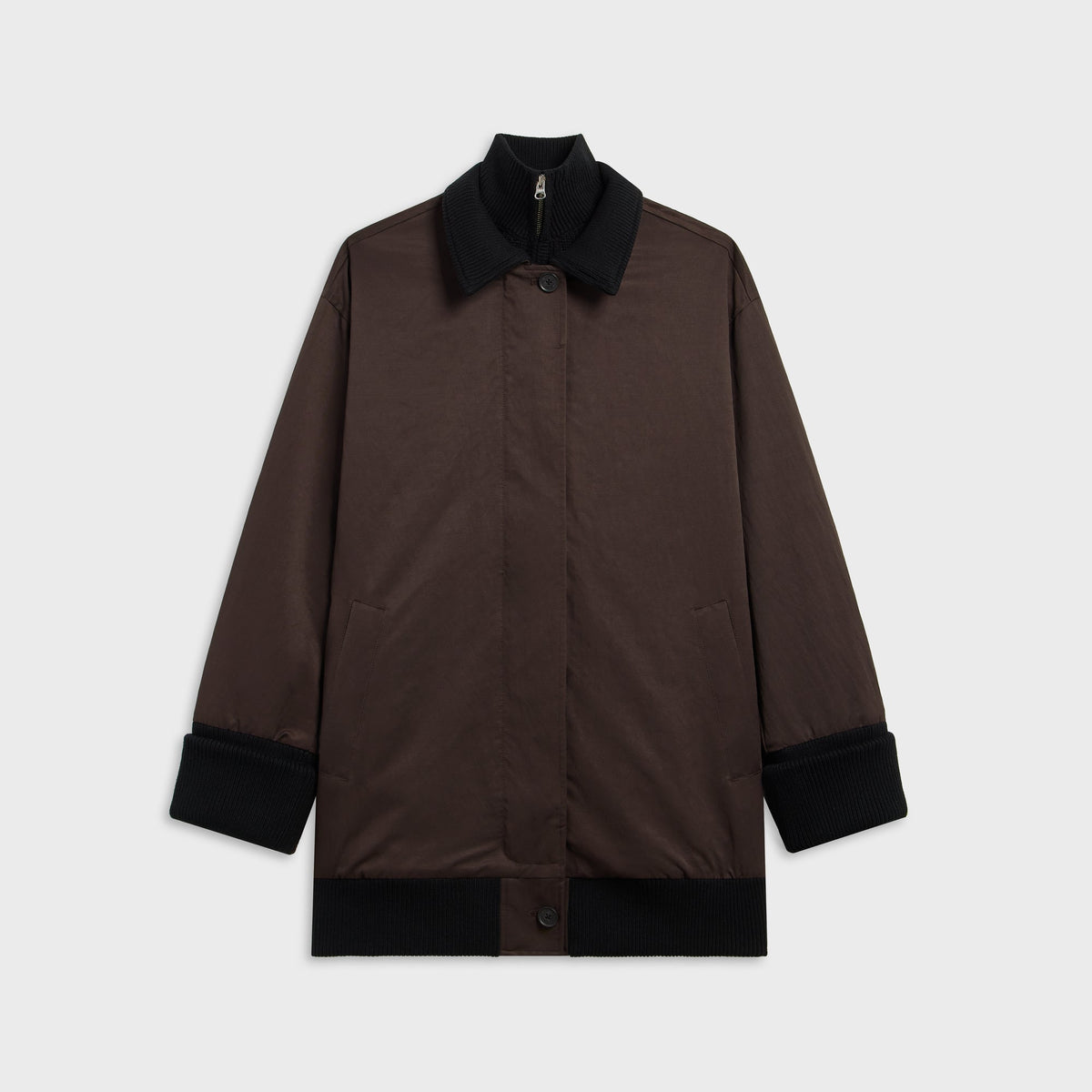 Kith Women Niall Sweater Layered Coat - Incognito