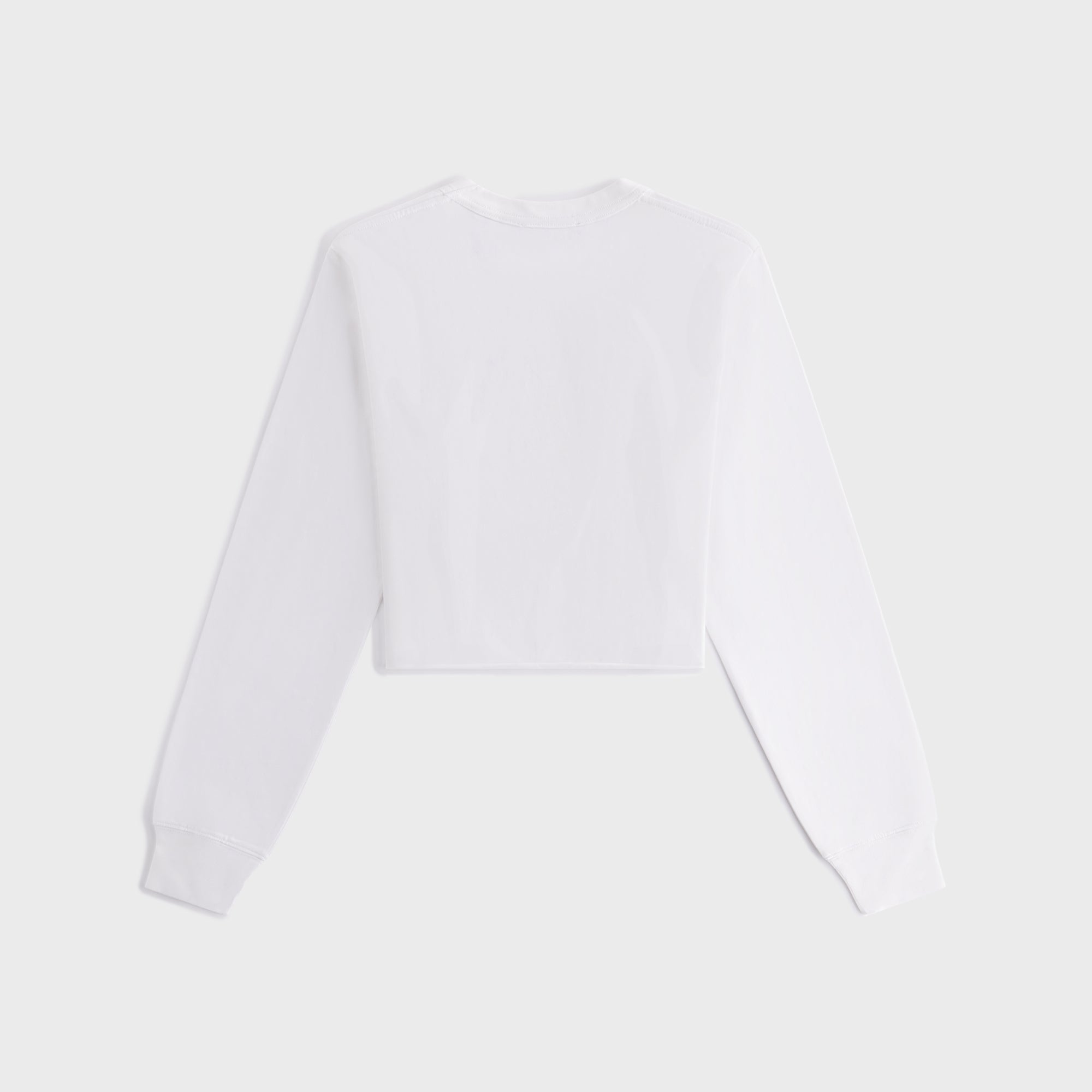 Kith Women Lucy Cropped Long Sleeve II Tee - White – Kith Canada