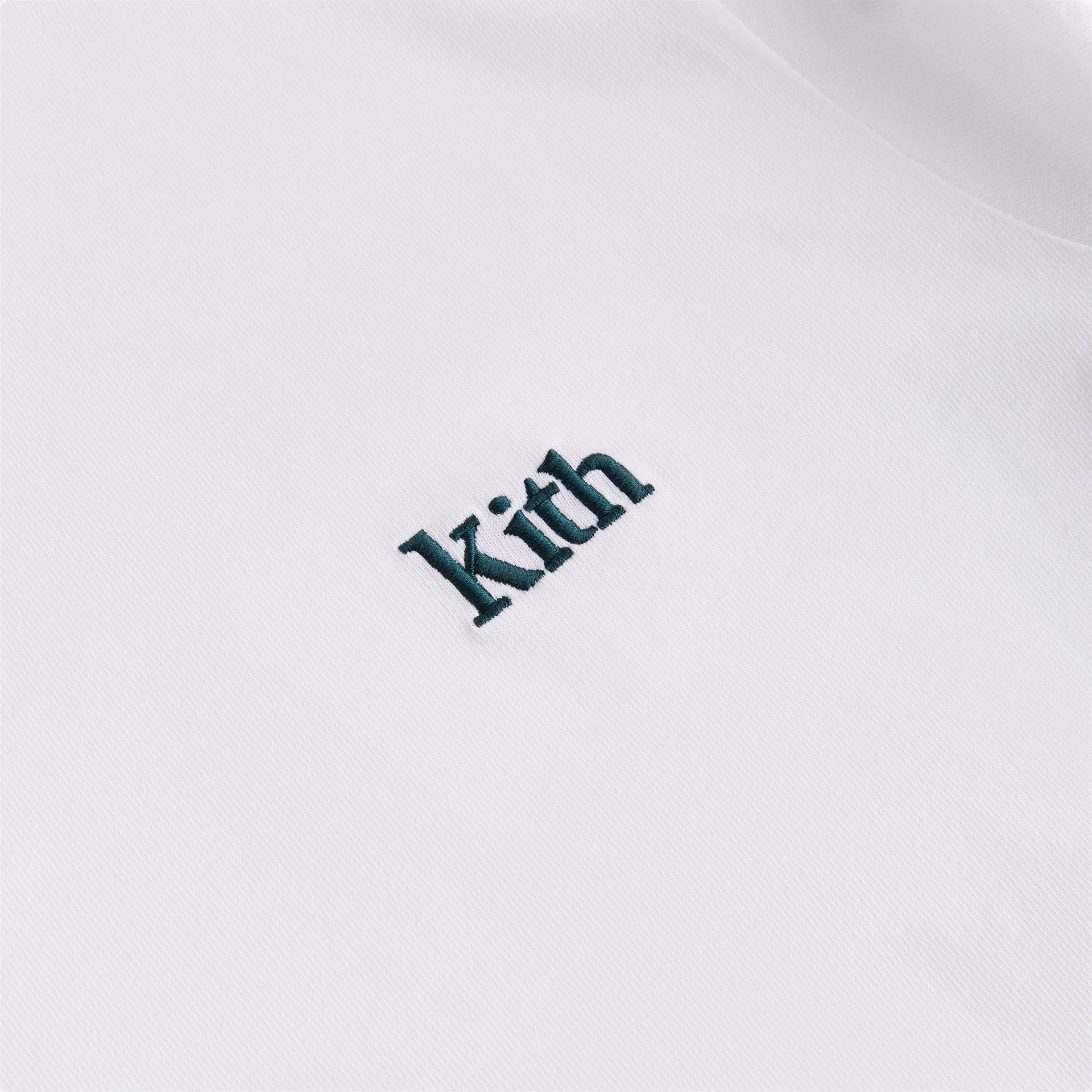 Kith Women Lucy II Cropped Long Sleeve Tee - White