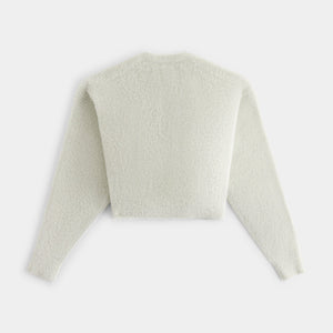 Kith Women Mica Mohair Logo Sweater - Pebble