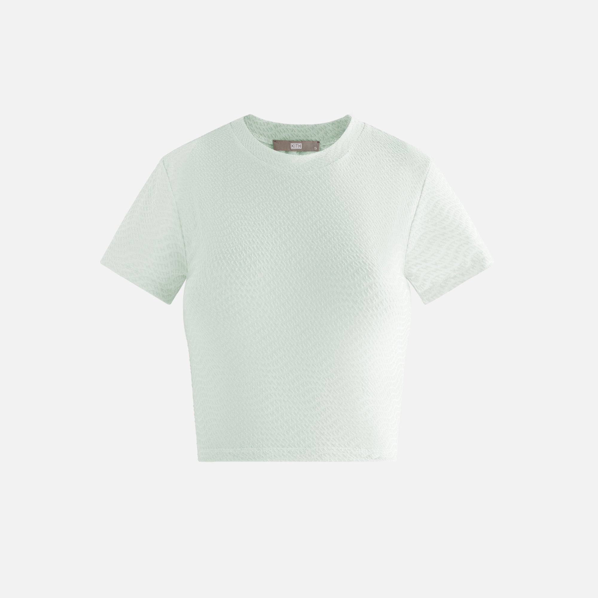 Kith Women Mulberry III Monogram Wave Mesh Tee - Patina – Kith Canada