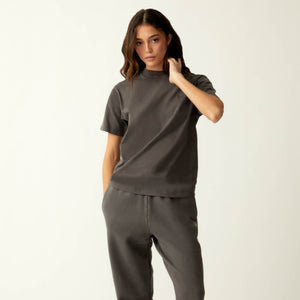 Kith Women Nia II Tee - Hematite PH