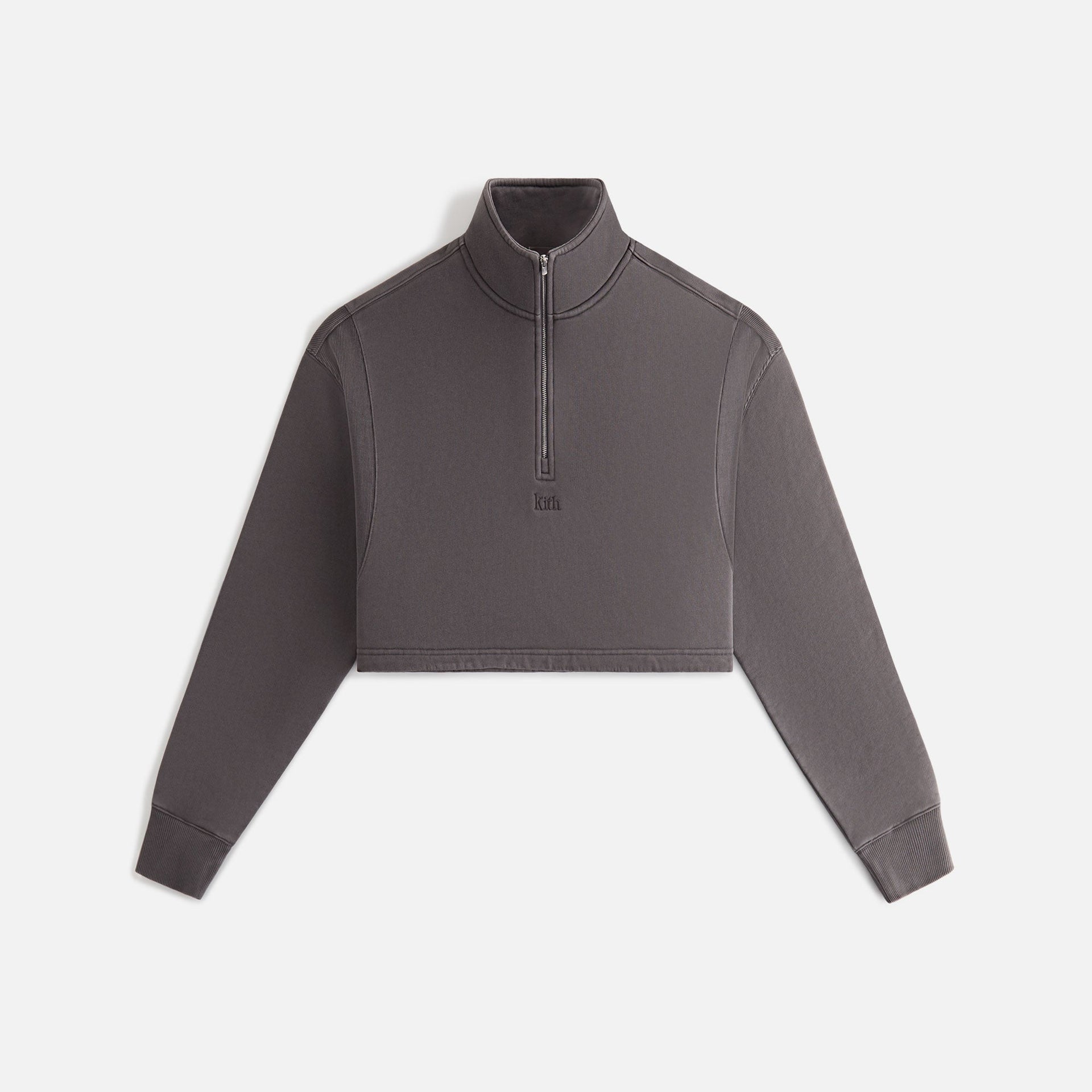 Kith Women Vesper Quarter Zip - Hematite PH