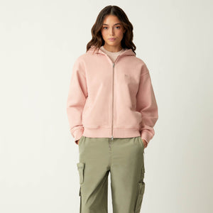 Kith Women Tanner Full Zip Hoodie - Peach Powder PH