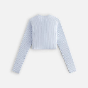 Kith Women Sloane Cropped Plush Rib Sweater - Kyanite PH