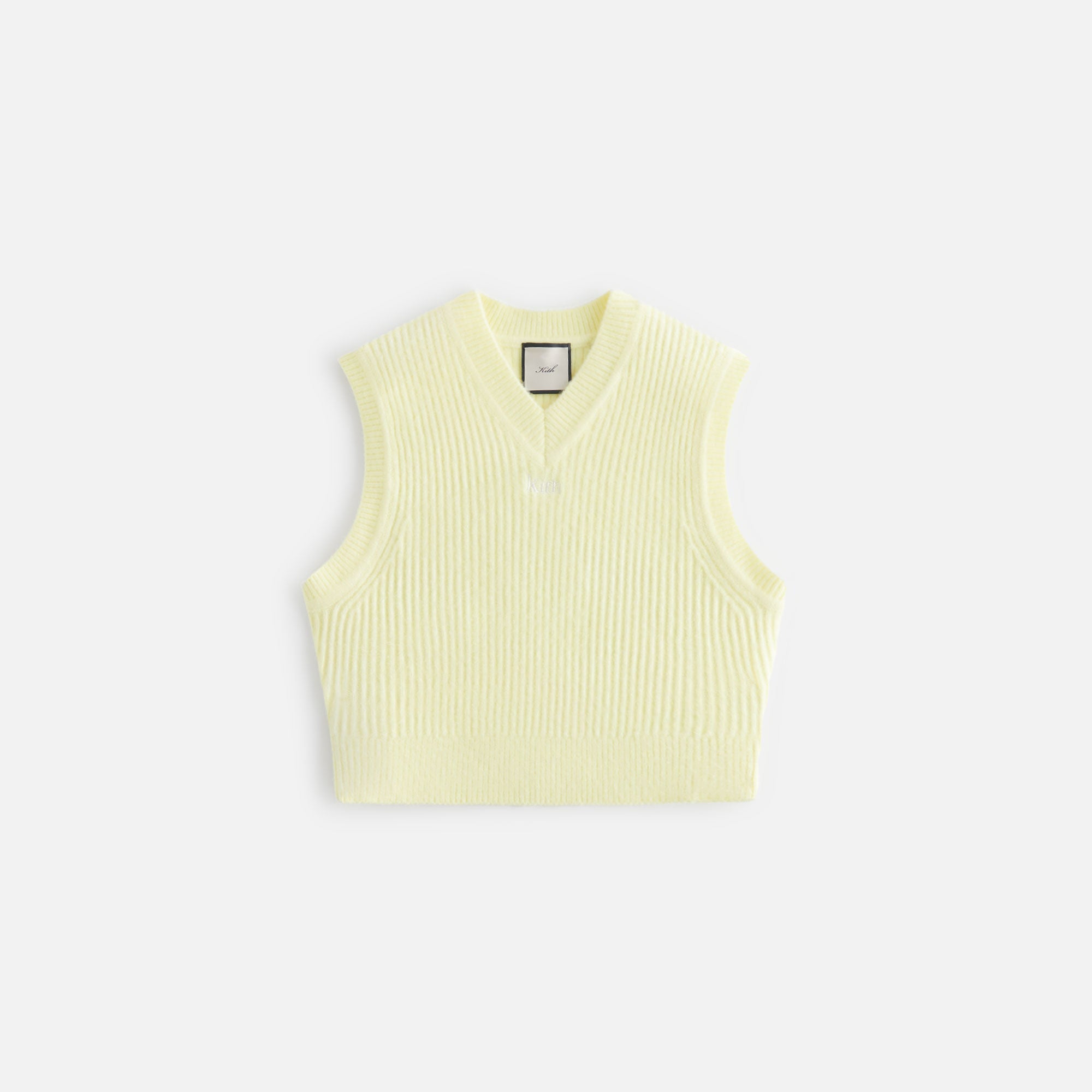 Kith Women Whitley Plush Rib Knit Vest - Tart