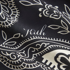 Kith Women Luna Paisley Tie Front Cami - Black