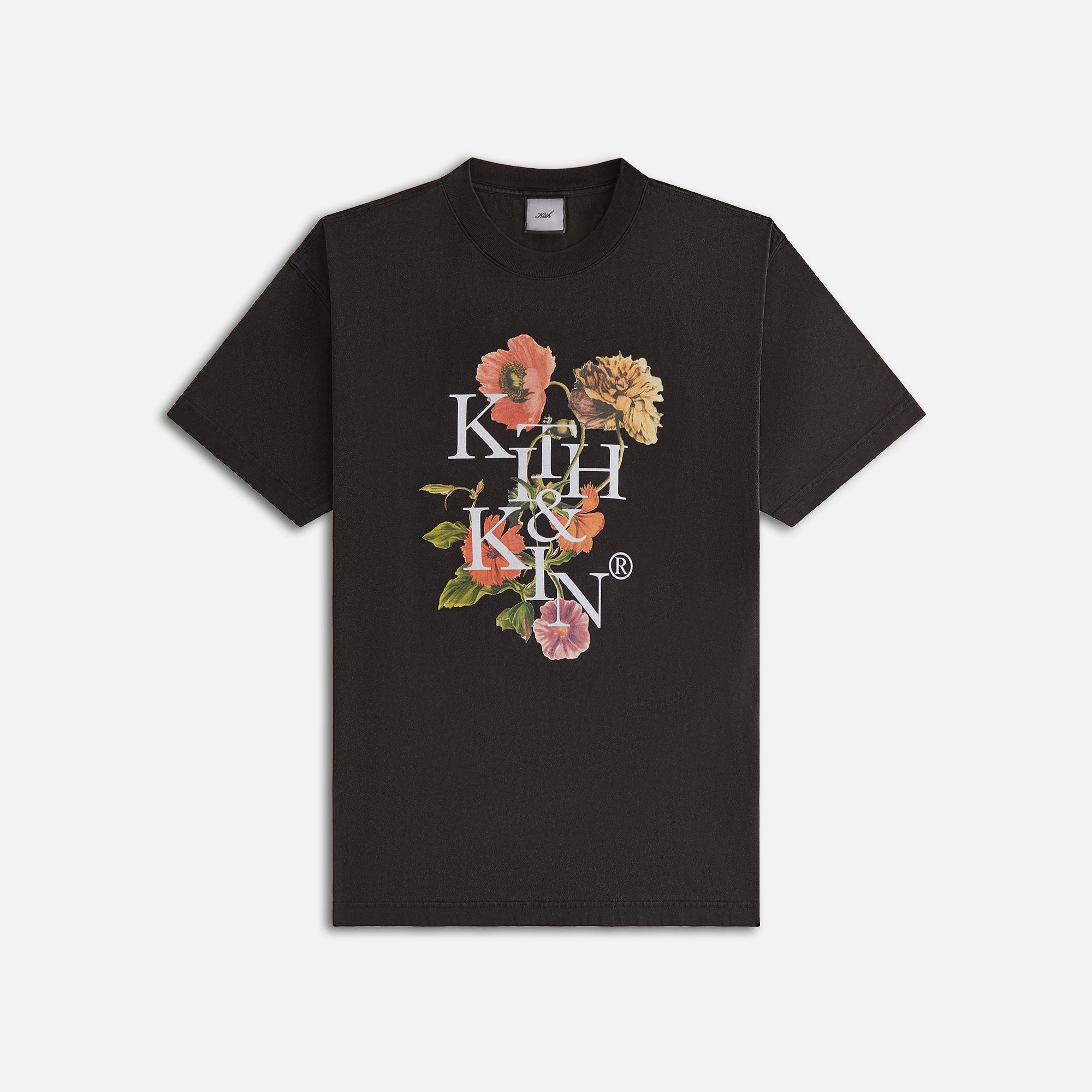 Kith Women Kith u0026 Kin Flora Vintage Tee - Black – Kith Canada