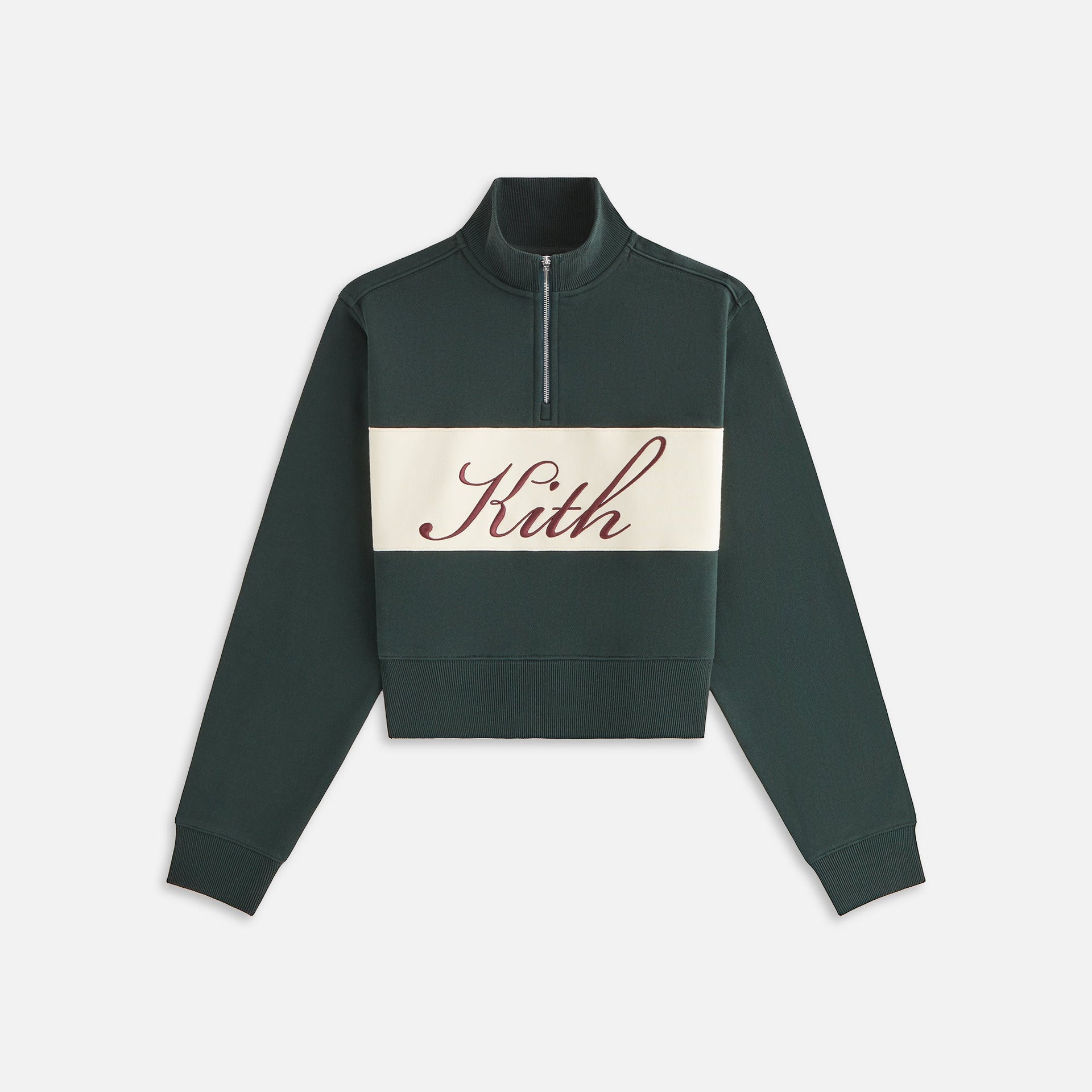 Kith Women Hunter II Kith Script Quarter Zip - Stadium