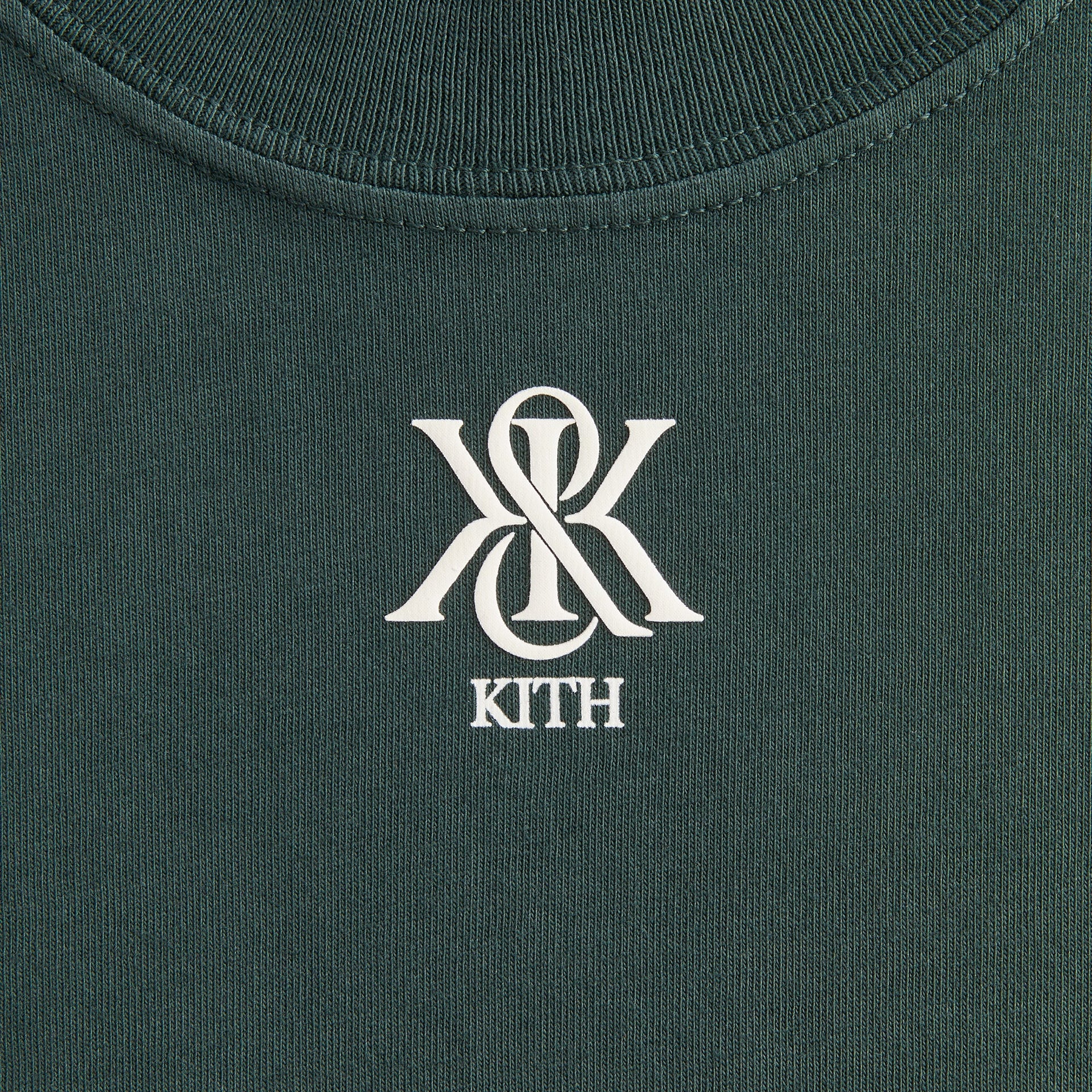 Kith Women Mock Neck Crest Vintage Tee - Stadium