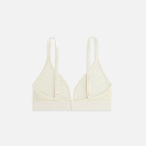 Kith Women Mesh Plunge Bralette - Muslin