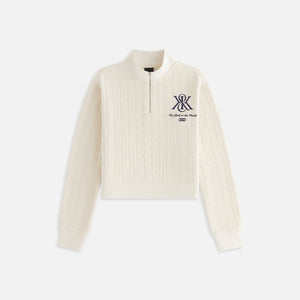 Kith Women Hunter II Crest Chenille Quarter Zip - Waffle