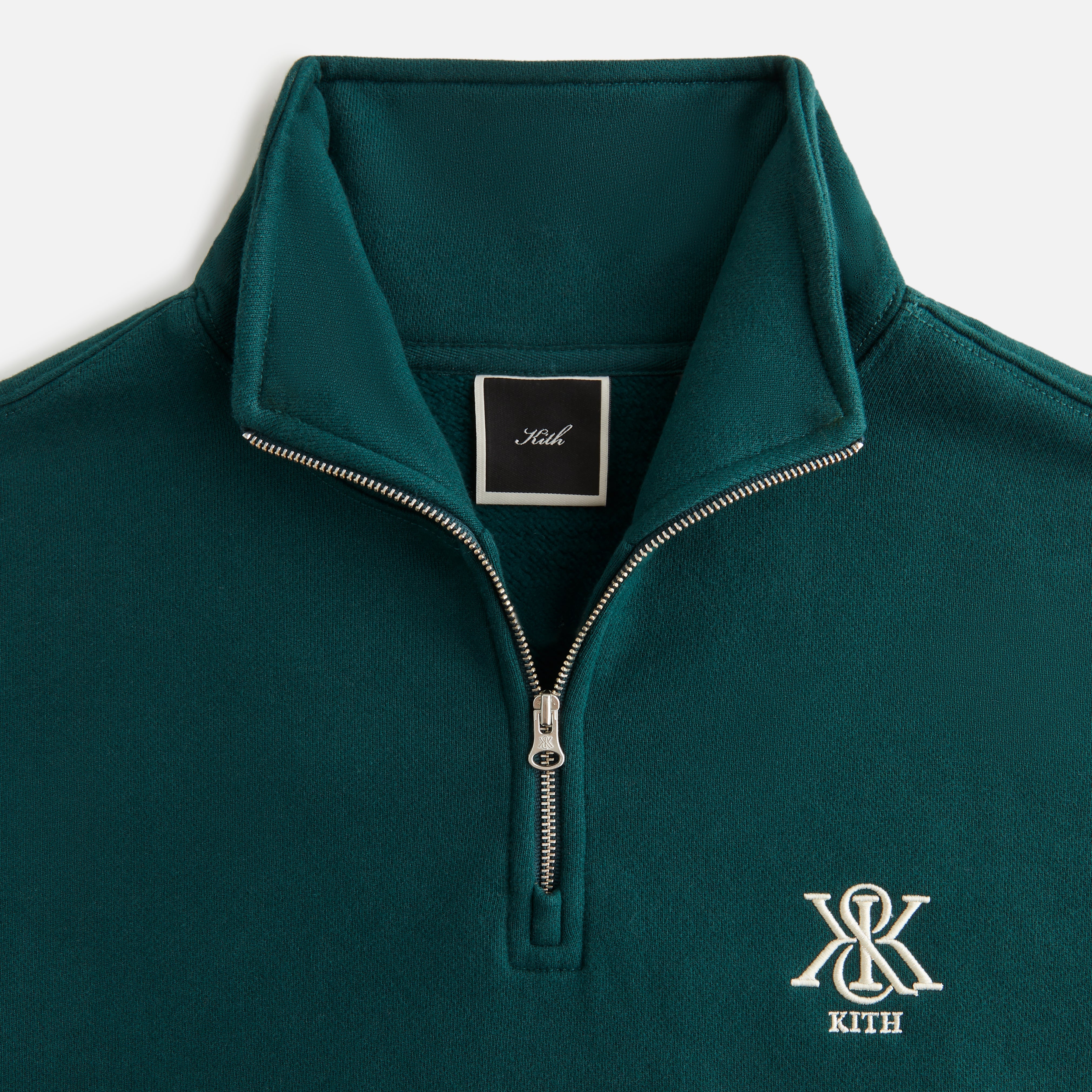 Kith Women Hunter III Crest Quarter Zip - Chronicle – Kith Kith Women Hunter III Crest Quarter Zip - Chronicle – Kith