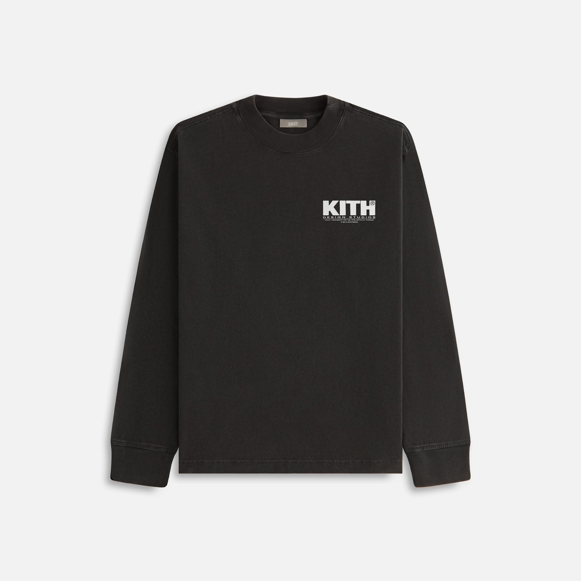 Kith Women Design Studios Vintage Oversized Sonoma Long Sleeve Tee - Black