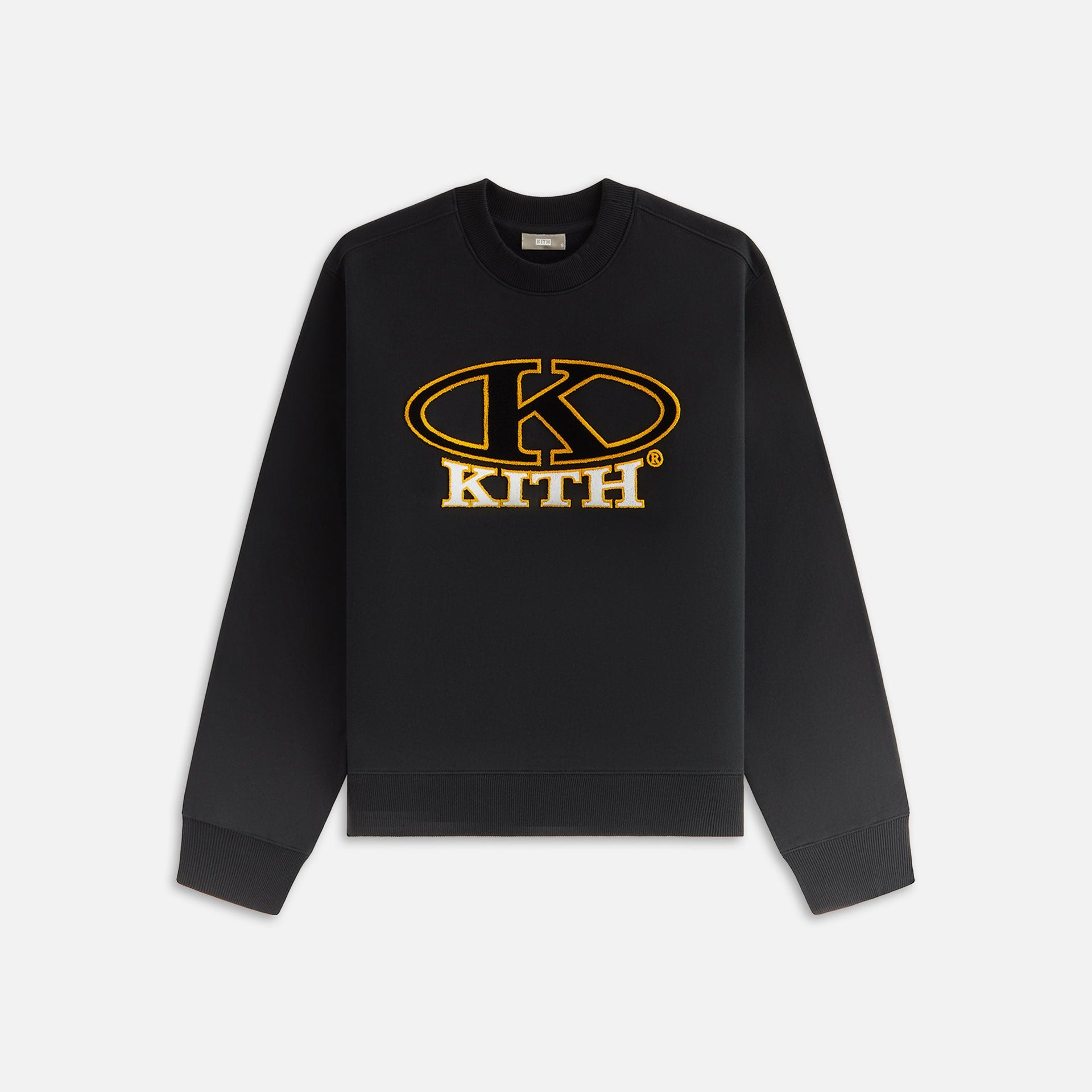 Kith Women Ellipse Logo Ashwin Crewneck - Black