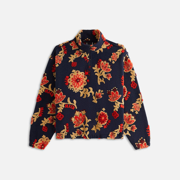 Kith Women Hunter III Paisley Sherpa 1/4 Zip - Nocturnal Kith Women Hunter III Paisley Sherpa 1/4 Zip - Nocturnal