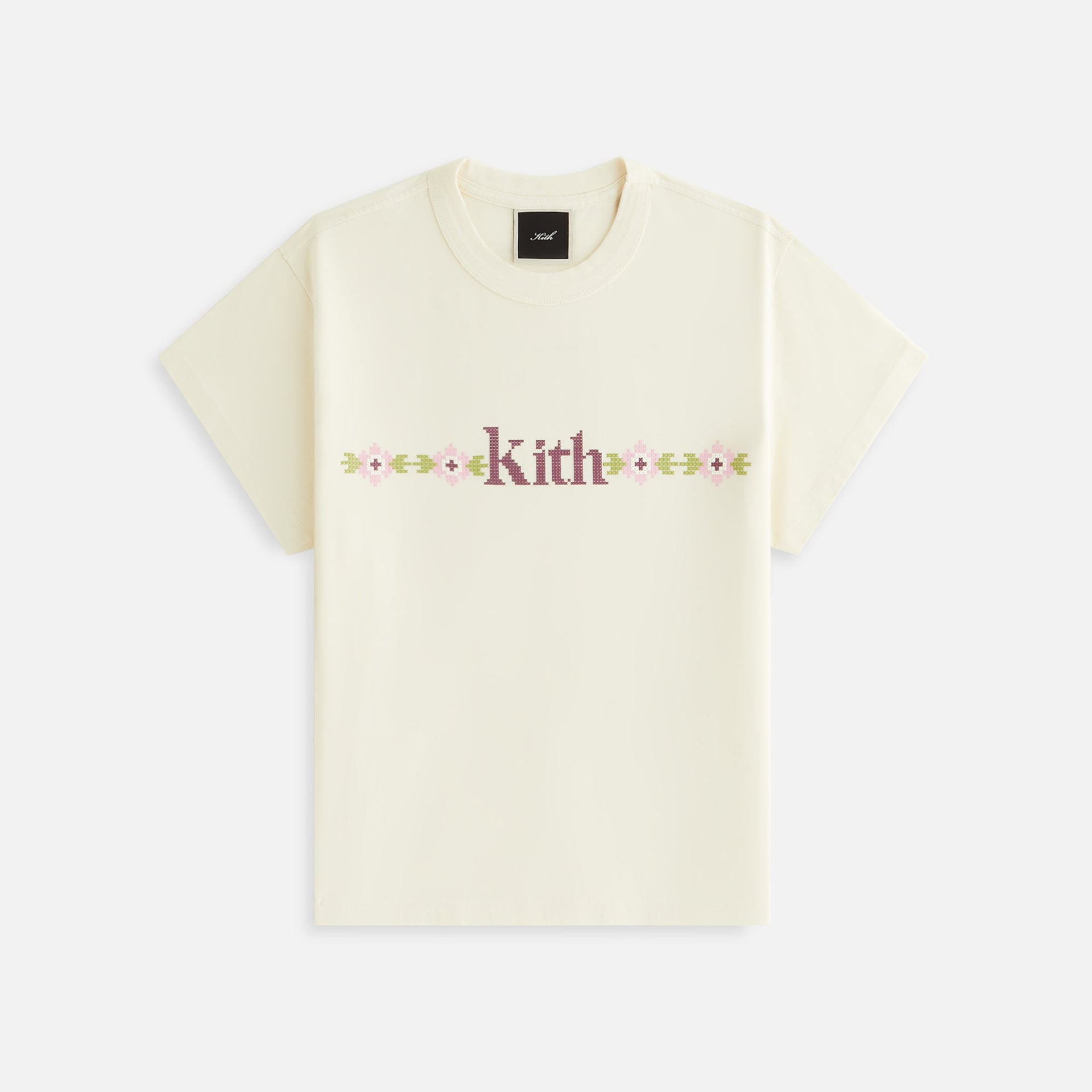 Kith Women Mulberry Needlepoint Vintage Tee - Sandrift