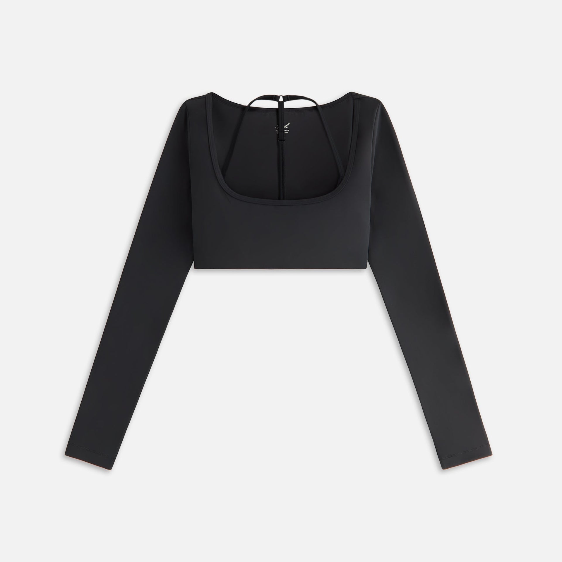 Kith Women Kaine Layered Long Sleeve Bra Top - Black PH